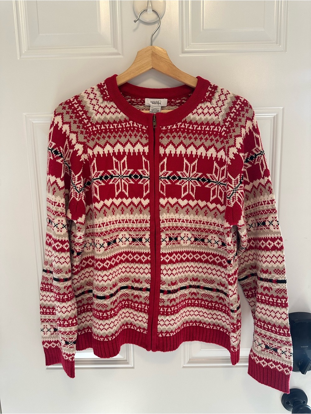 Vintage Northern Reflections Zip Cardigan Sweater